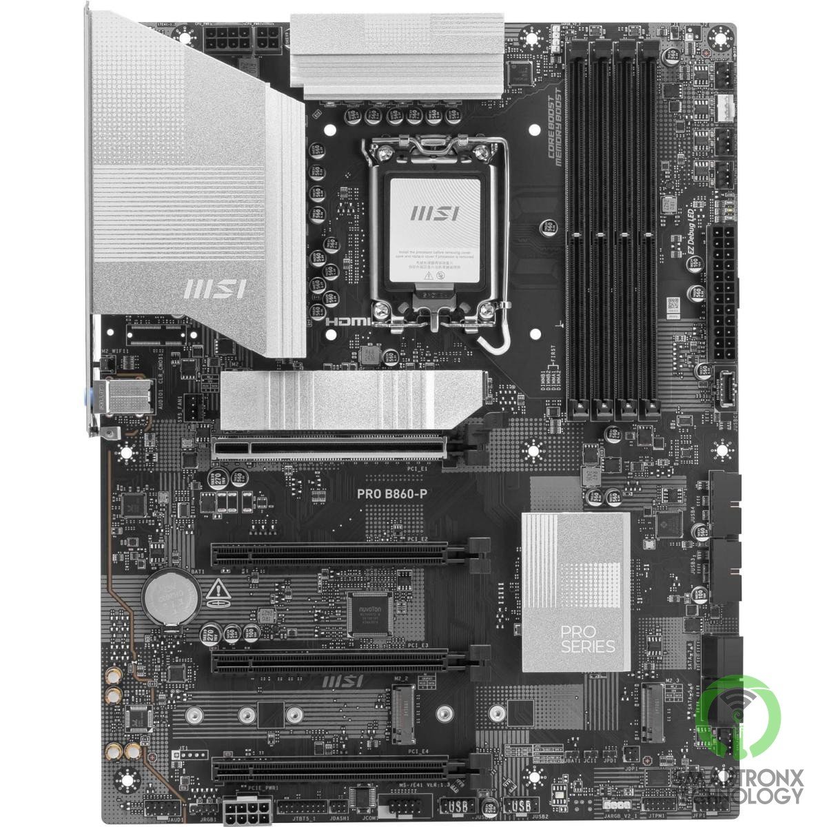 MSI PRO B860-P DDR5 LGA 1851 Intel B860 SATA 6Gb/s DDR5 PCI-E x16 slot 3x M.2 Th