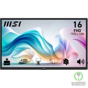 MSI PRO MP165 E6 15.6-Inch FHD Portable Monitor, 1920x1080 IPS, 60Hz, 4ms, Eye c