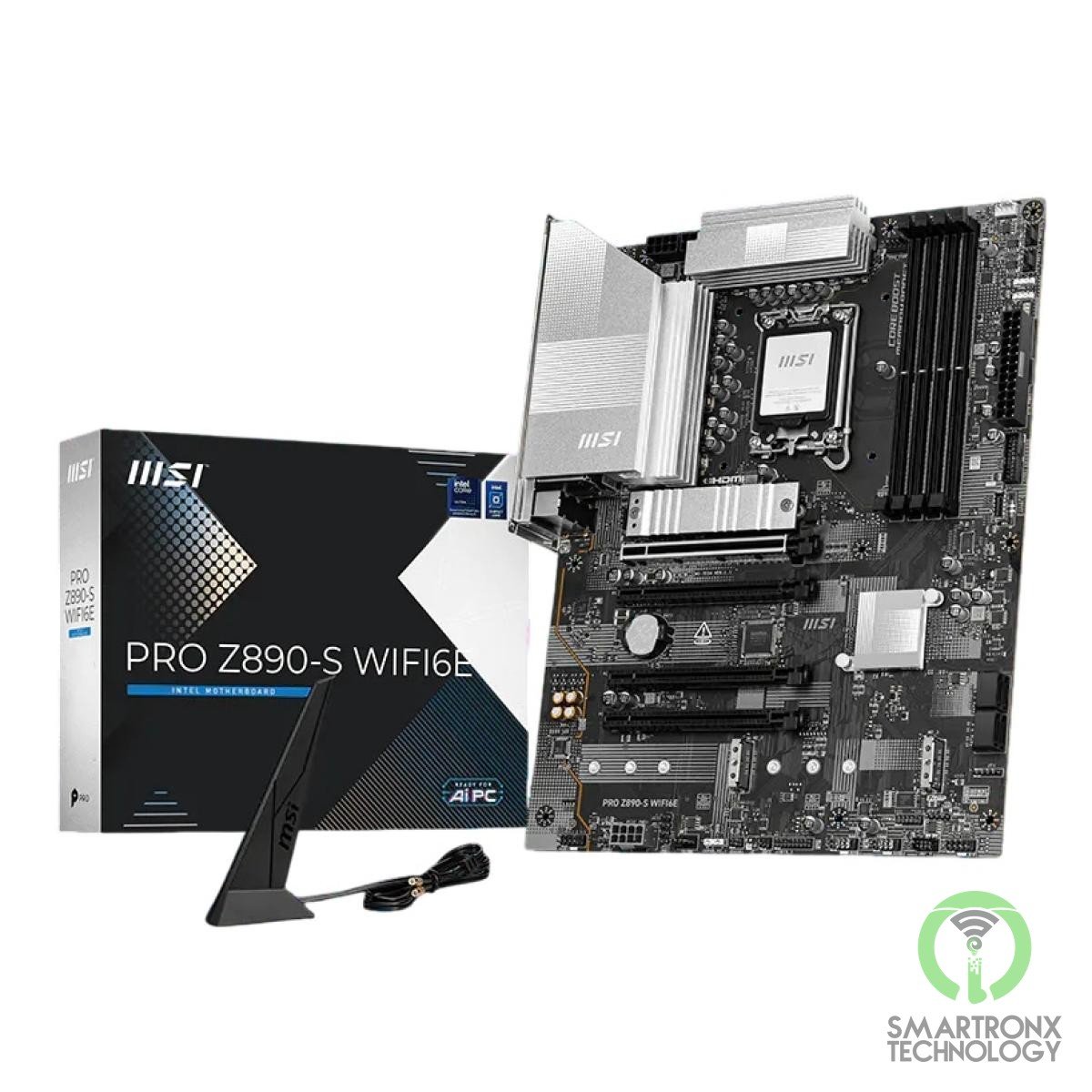 MSI PRO Z890-S WIFI (WIFI6e), Intel Core Ultra (Series 2), LGA 1851/DDR5/PCIe 5.