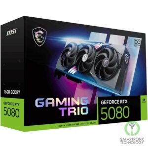 MSI TRIO Gaming GeForce RTX 5080 16GB GDDR7 OC Edition PCI Express 5.0 Graphics
