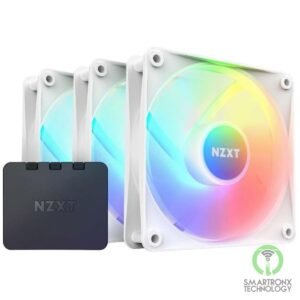 NZXT F120 RGB Core Triple Pack 3IN1 (White) PWM Airflow Fans & Controller, F