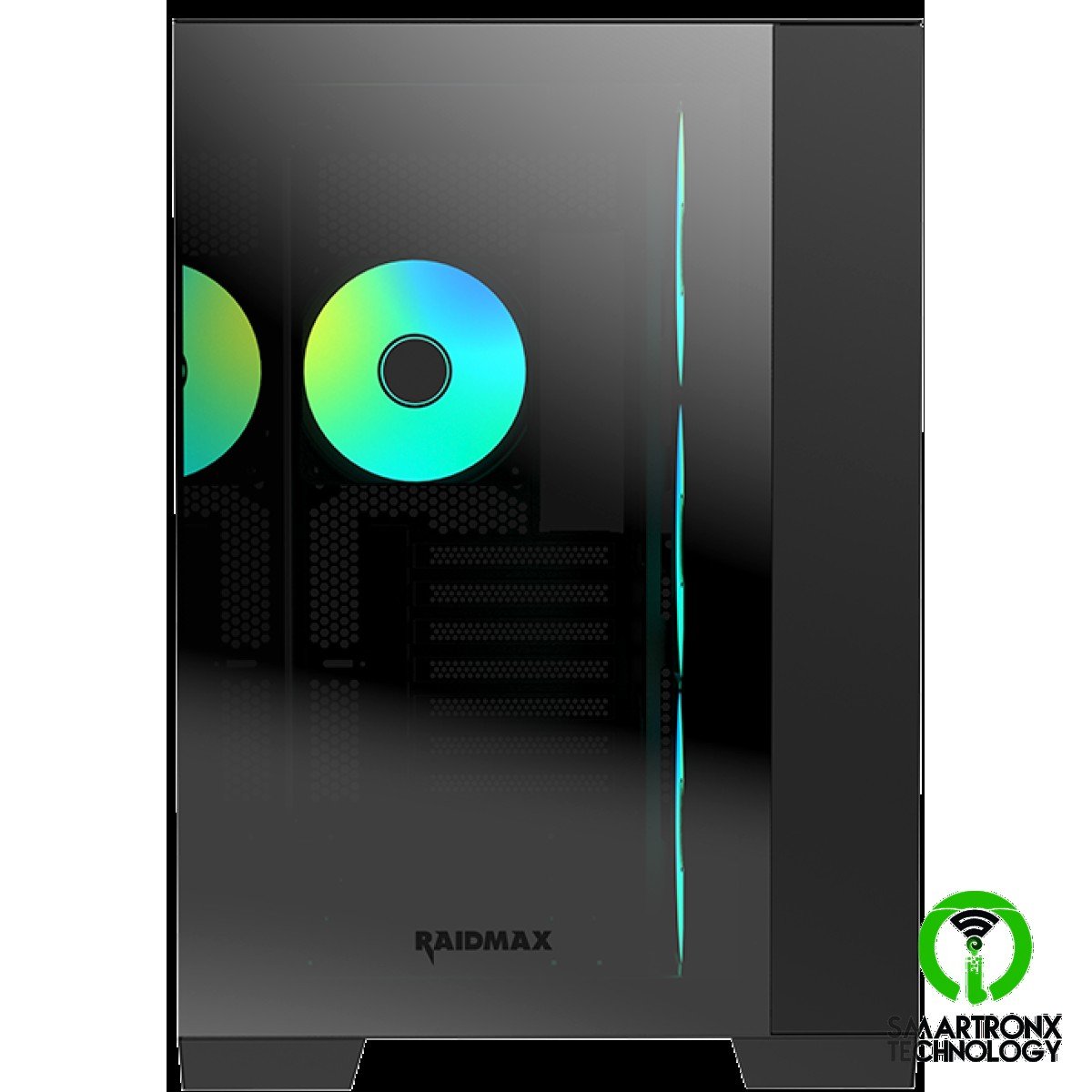 Raidmax Infinita Series i610CBF Chrome Dual Chamber ATX 2 Side Tempered Glass Su