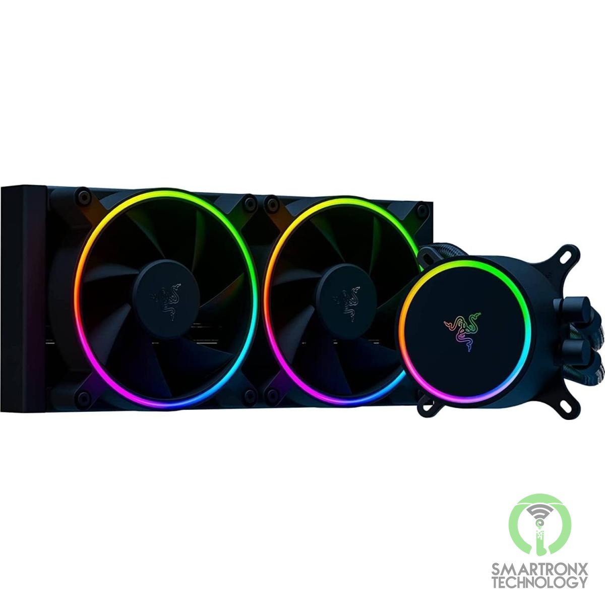 Razer Hanbo Chroma 240mm All-In-One Liquid Cooler aRGB Pump Cap Quiet Powerful a