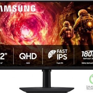 Samsung 32” Odyssey G5 G50F QHD 2K 180Hz Refresh Rate, Fast IPS Panel, HDR10, NV
