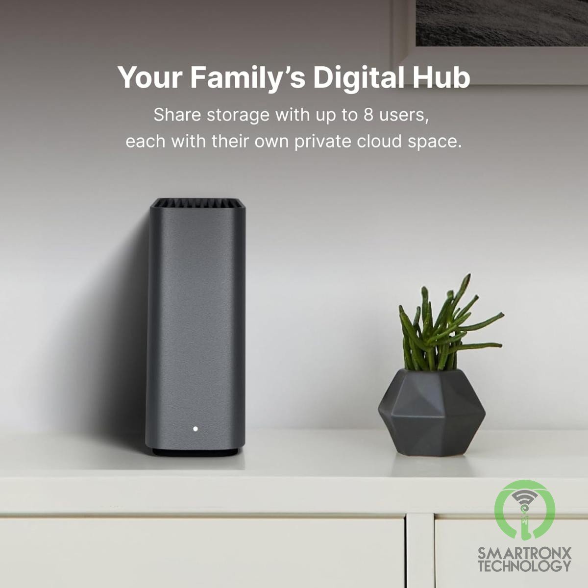 Synology BeeStation 8TB Personal Cloud NAS Storage Server, AI-Powered, Store, Sy