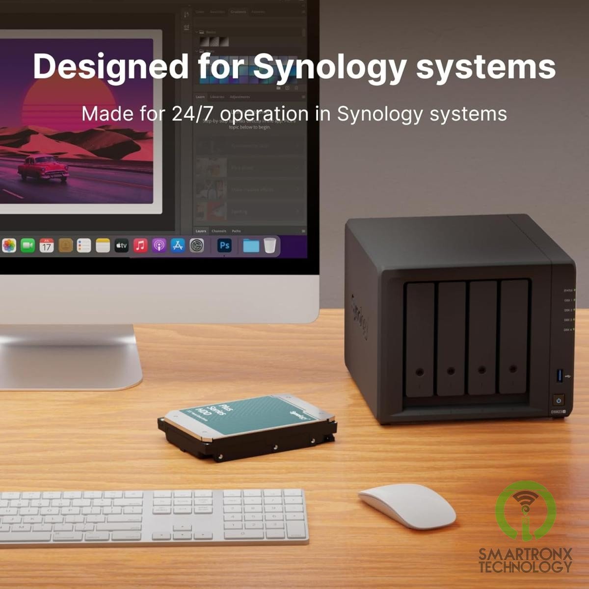 Synology HAT3310 12TB, Up to 281MB/s Sustained Transfer Rate, 512MB Cache - 3.5