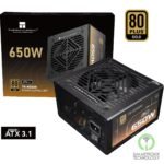 Thermalright (KG-650) Gold 650W (ATX 3.1) 80 Plus Gold Full Modular, Smart Fan -
