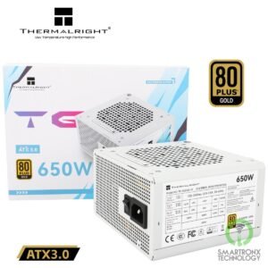 Thermalright (TG-650S-W) Gold 650W (ATX 3.0) 80 Plus Gold Non Modular, Smart Fan