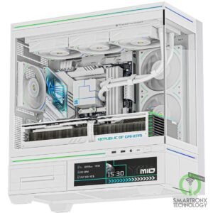Thermalright TL-M10 VISION (White) ARGB Stylish Panoramic View mATX Mid Tower Te