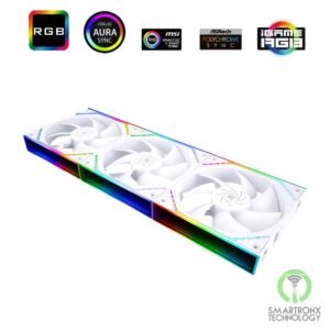 Thermalright TL-M12QW X3 (White/ LED) Balance Performance, Cooling Fan Kit 3in1