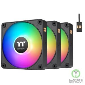 Thermaltake CT140 EX ARGB Reverse PC Cooling Fan (3-Fan Pack), Magnetic Connecti