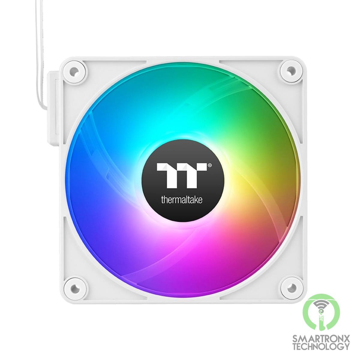 Thermaltake CT140 EX ARGB Sync PC Cooling Fan White (3-Fan Pack), Magnetic Conne