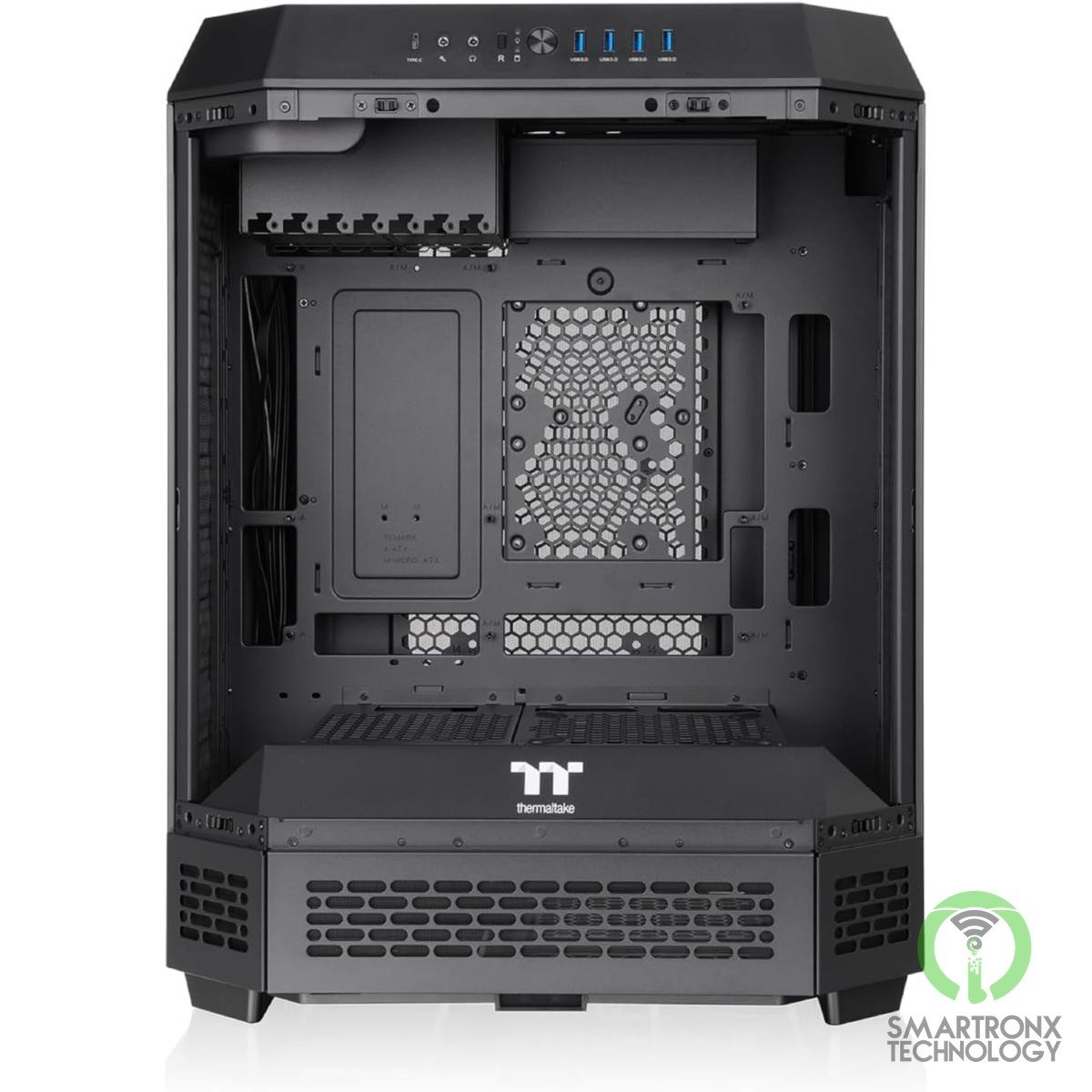 Thermaltake The Tower 600 Mid-Tower 3 Tempered Glass Panels Hidden-Connector Sup