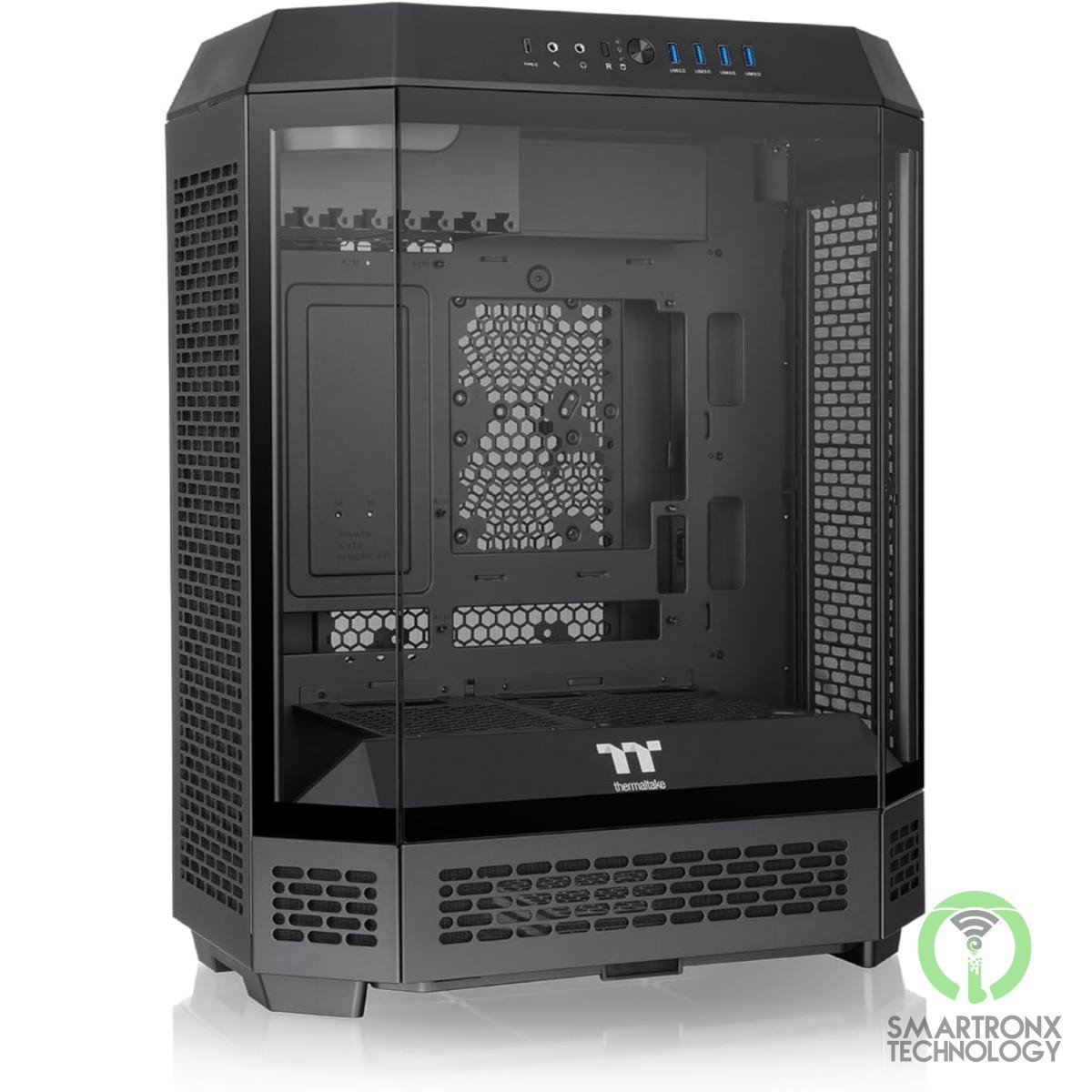 Thermaltake The Tower 600 Mid-Tower 3 Tempered Glass Panels Hidden-Connector Sup