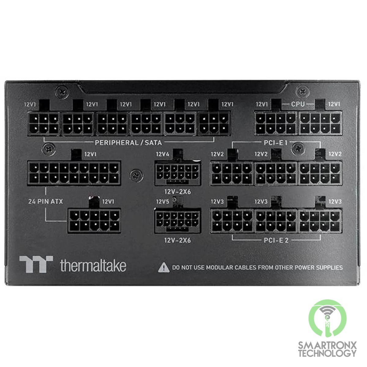 Thermaltake Toughpower TF3 1650W; ATX 3.1; x2 Native PCIe 5.1 12V-2x6; Full Modu