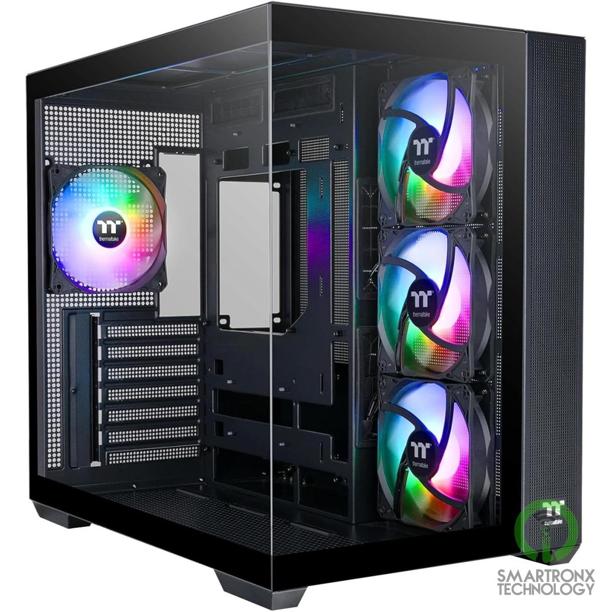 Thermaltake View 380 TG ATX 4x120mm ARGB Fans Supports Hidden-Connector Motherbo