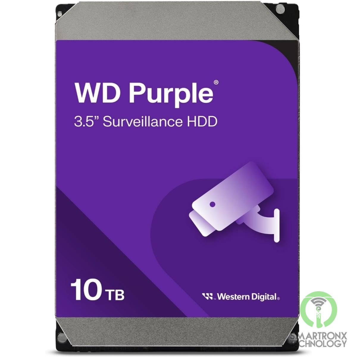 WD 10TB WD Purple Surveillance Hard Drive 3.5" SATA 7200 RPM 256 MB Cache