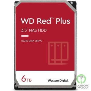 Western Digital 6TB WD Red Plus NAS Internal HDD 256 MB Cache 3.5" Internal HDD