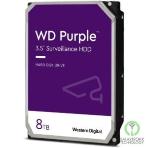 Western Digital 8TB WD Purple Surveillance Internal Hard Drive HDD – 5640 RPM, S