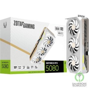 ZOTAC GAMING GeForce RTX 5080 SOLID OC White Edition 16GB GDDR7- Graphics Card